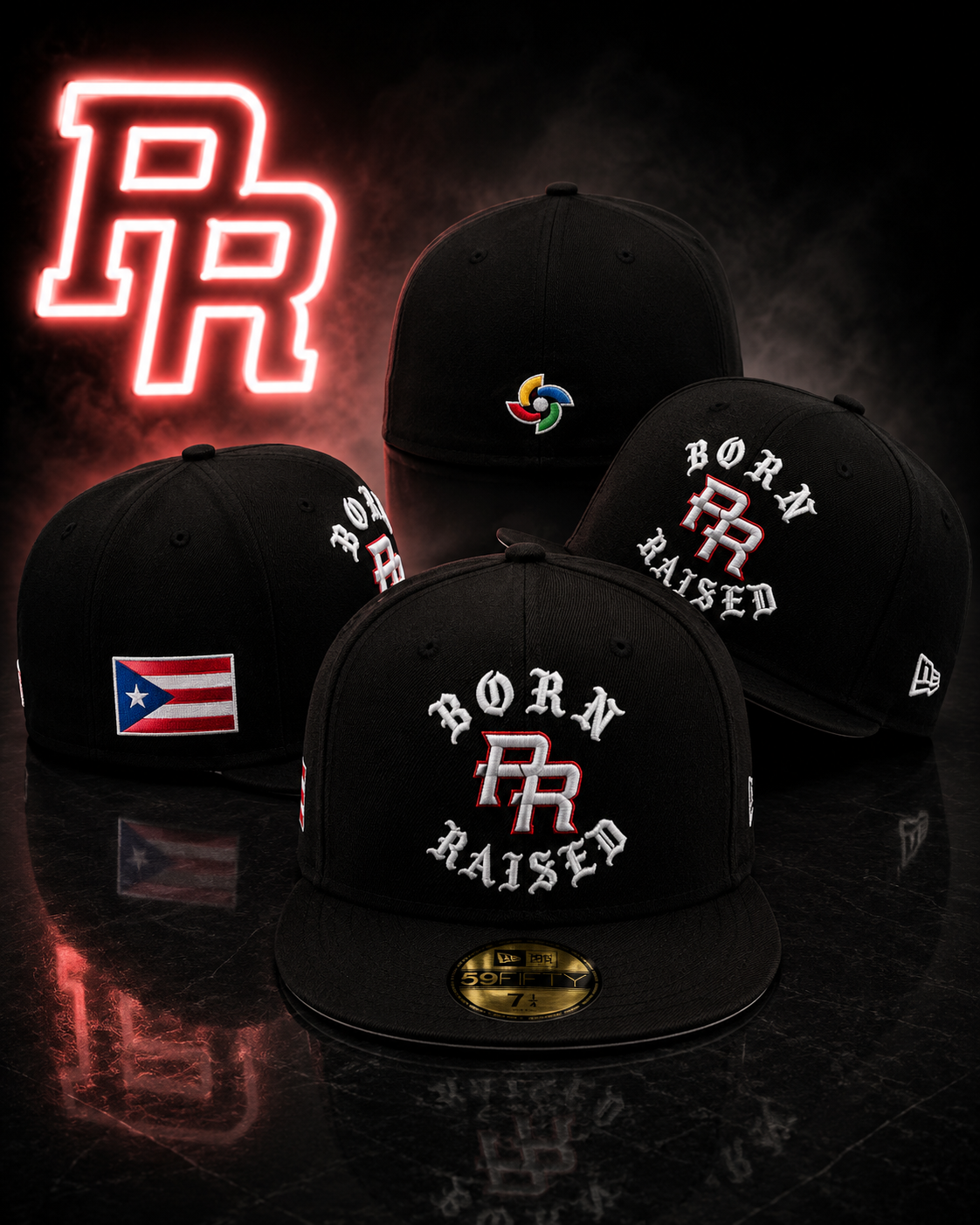 Born Raised PR – New Era 59FIFTY Fitted Cap